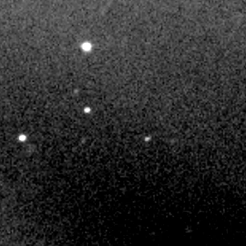 Exposure 3, r filter, 09:11:55 UTC; marker-free star field