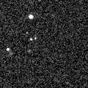 Star field recorded on 2021-08-26