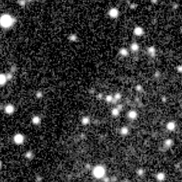 Exposure 2, r filter, 13:30:51 UTC; marker-free star field