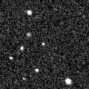 Star field recorded on 2021-07-20
