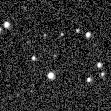 Exposure 3, r filter, 04:16:12 UTC; marker-free star field