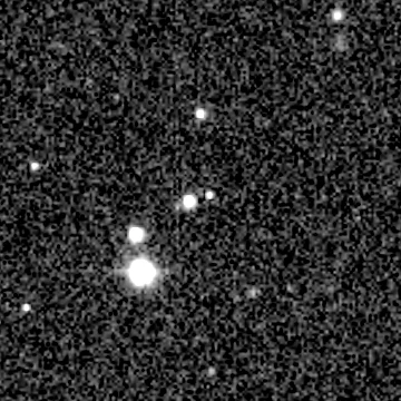 Star field recorded on 2021-11-08