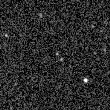 Exposure 2, r filter, 12:38:13 UTC; marker-free star field