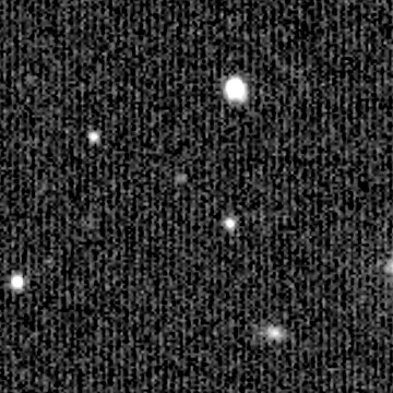 Exposure 2, g filter, 09:37:57 UTC; marker-free star field