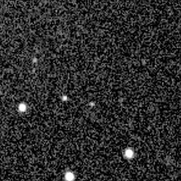 Exposure 2, r filter, 07:13:31 UTC; marker-free star field