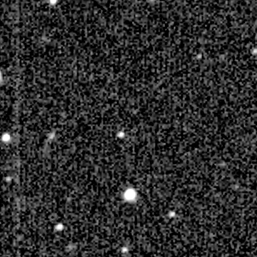 Exposure 2, g filter, 11:38:55 UTC; marker-free star field