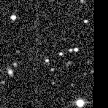 Star field recorded on 2018-11-18
