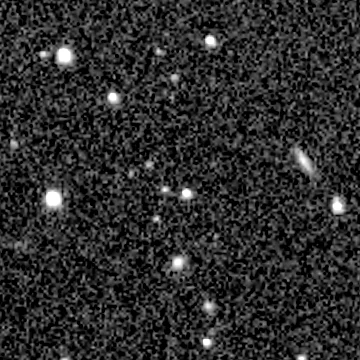 Exposure 3, r filter, 10:37:56 UTC; marker-free star field