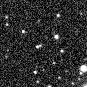 Exposure 2, r filter, 11:57:12 UTC; marker-free star field