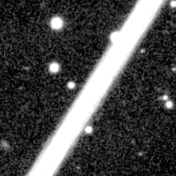 Exposure 2, r filter, 05:34:22 UTC; marker-free star field
