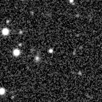 Star field recorded on 2018-12-29