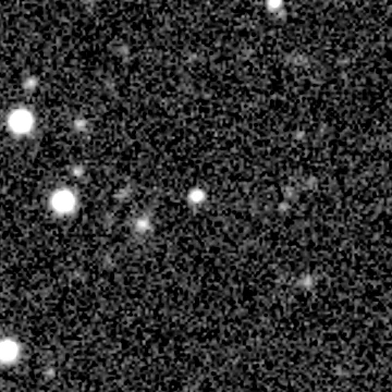 Exposure 2, r filter, 11:30:24 UTC; marker-free star field