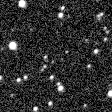 Star field recorded on 2025-04-09