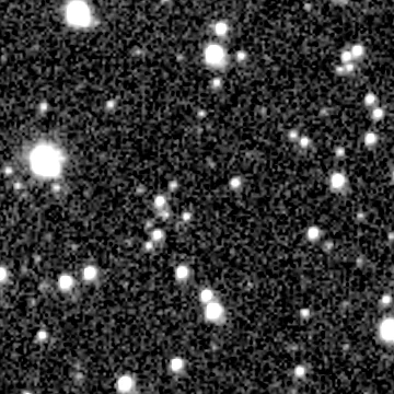 Exposure 2, r filter, 11:37:39 UTC; marker-free star field