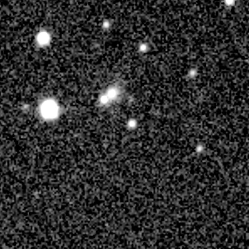 Exposure 3, g filter, 10:17:36 UTC; marker-free star field