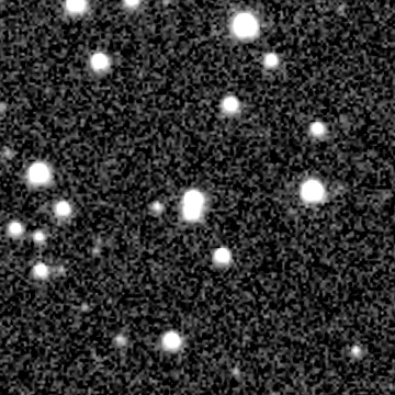 Star field recorded on 2018-09-03