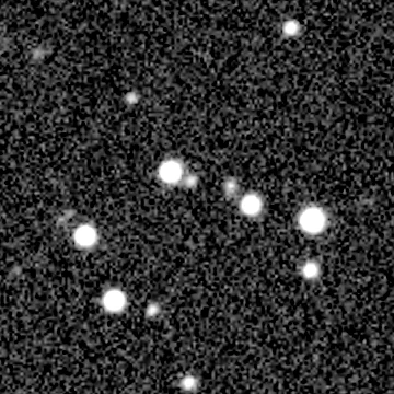 Star field recorded on 2022-10-19