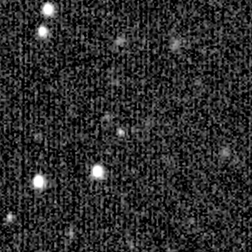 Exposure 2, g filter, 05:00:09 UTC; marker-free star field