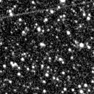 Exposure 2, r filter, 02:05:56 UTC; marker-free star field