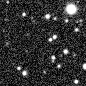 Exposure 3, g filter, 08:04:33 UTC; marker-free star field