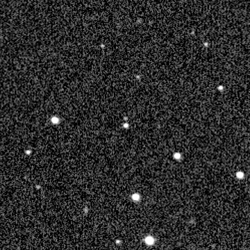 Exposure 3, g filter, 08:00:18 UTC; marker-free star field