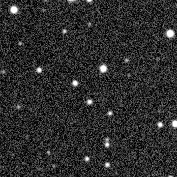 Exposure 2, g filter, 09:33:42 UTC; marker-free star field