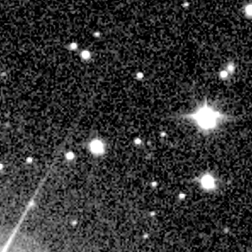 Star field recorded on 2019-03-25