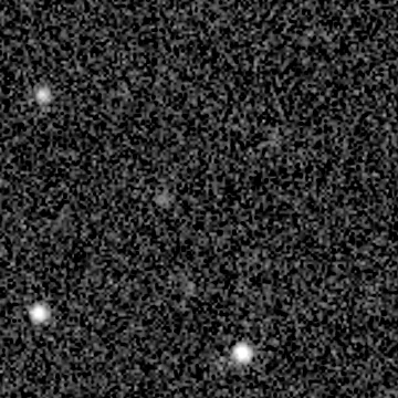 Exposure 2, g filter, 04:13:53 UTC; marker-free star field