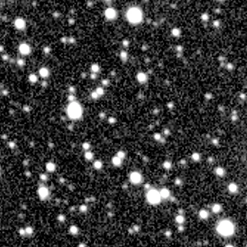 Exposure 2, g filter, 08:05:16 UTC; marker-free star field
