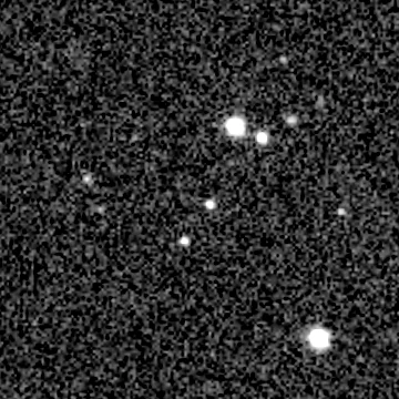 Exposure 4, r filter, 09:44:58 UTC; marker-free star field