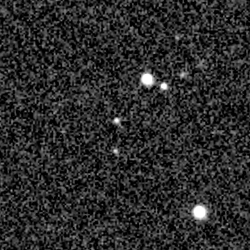Star field recorded on 2021-07-31