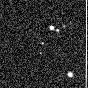 Exposure 2, g filter, 09:16:10 UTC; marker-free star field