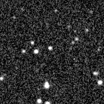 Star field recorded on 2018-12-13