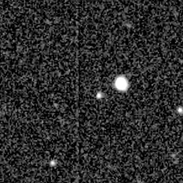 Exposure 2, g filter, 09:36:05 UTC; marker-free star field