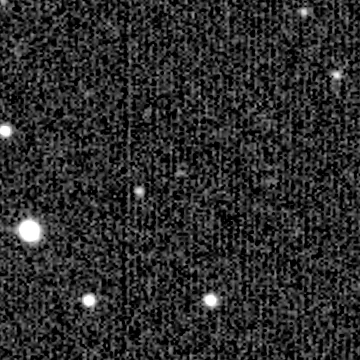 Exposure 2, g filter, 11:49:28 UTC; marker-free star field