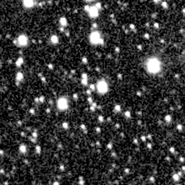 Exposure 3, r filter, 04:36:08 UTC; marker-free star field