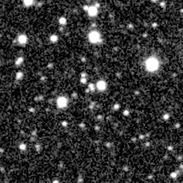 Exposure 2, g filter, 04:05:29 UTC; marker-free star field