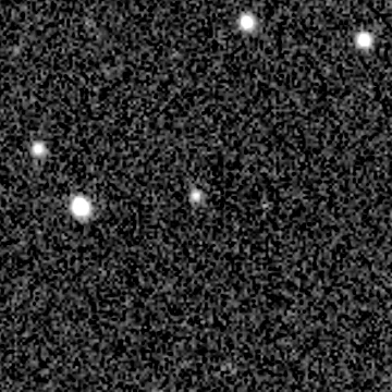 Star field recorded on 2021-10-10