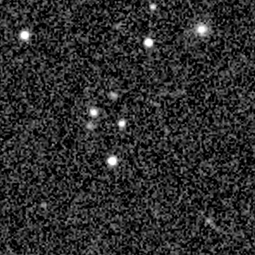 Exposure 2, r filter, 10:53:49 UTC; marker-free star field