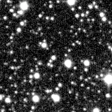 Star field recorded on 2025-08-14