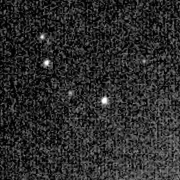 Exposure 2, g filter, 10:28:48 UTC; marker-free star field