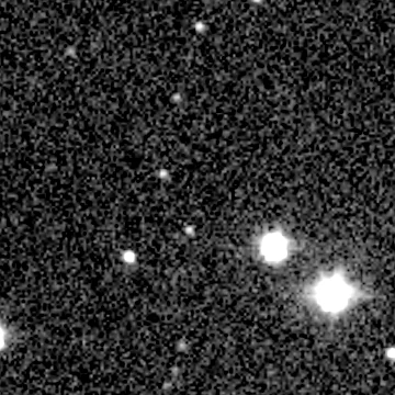 Exposure 6, g filter, 04:32:31 UTC; marker-free star field