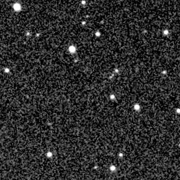 Exposure 2, g filter, 10:19:57 UTC; marker-free star field