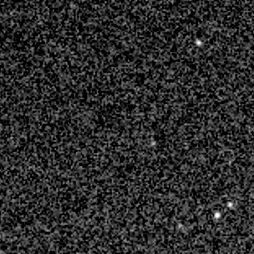 Exposure 2, g filter, 08:16:22 UTC; marker-free star field