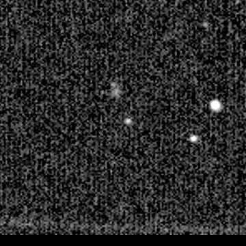 Exposure 2, r filter, 12:30:23 UTC; marker-free star field