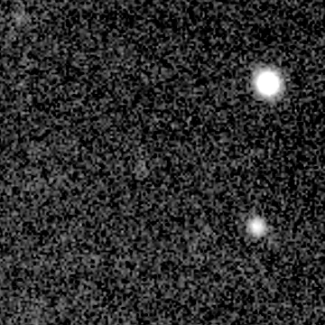 Exposure 3, r filter, 13:44:33 UTC; marker-free star field