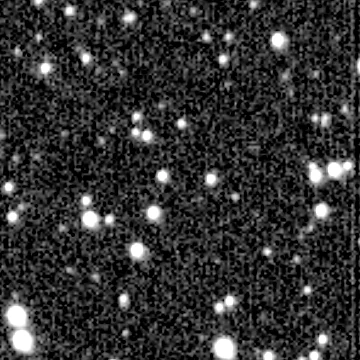 Exposure 2, r filter, 08:31:36 UTC; marker-free star field