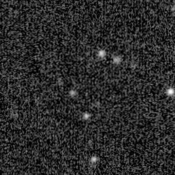 Star field recorded on 2023-12-09