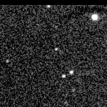 Star field recorded on 2018-11-27
