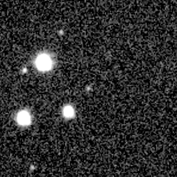Star field recorded on 2018-12-22
